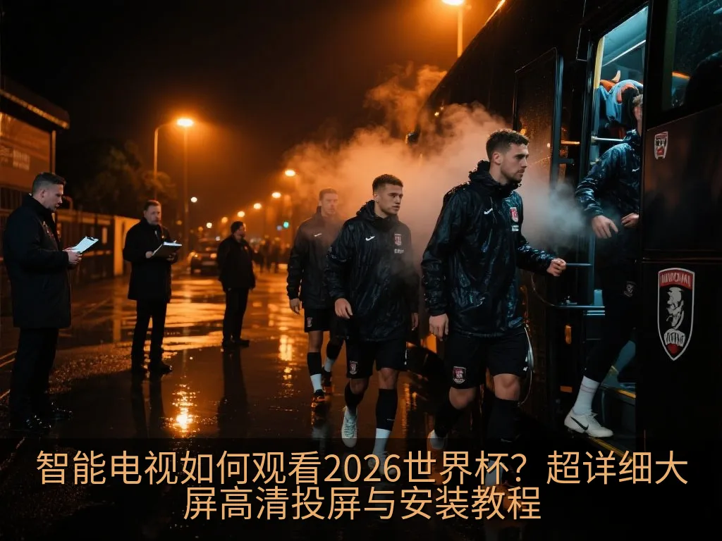 手机一键无线投屏到大屏幕电视操作示意图